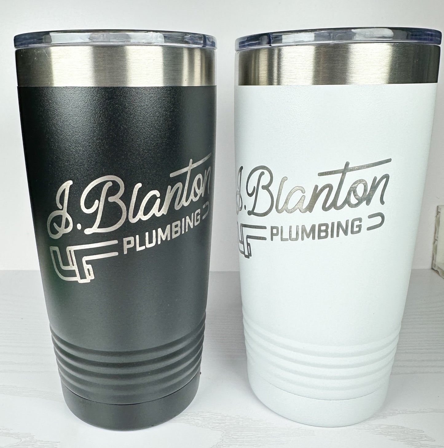 Custom Engraved 20oz Tumbler – Personalized Logo or Name, Powder Coated Stainless Steel