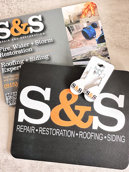 Custom Logo Mousepad – Personalized Business Branding for Employee or Client Gifts