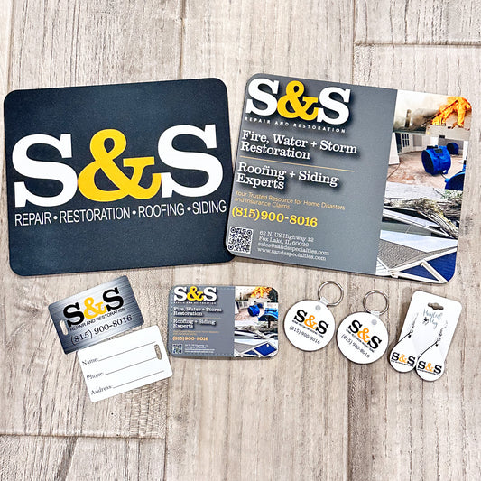 Custom Logo Keychains – Personalized MDF Keychain with Split Ring for Events, Businesses & Branding