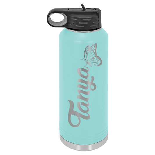 Custom Logo Water Bottle Tumbler – 20, 32, 40 oz – Corporate Gifts